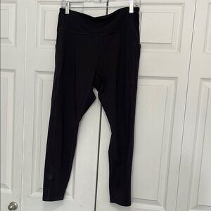 Tek Gear Black Leggings Slim Fit Athletic Wear